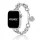 Apple Watch Love fém karkötő szíj-ezüst /40/41 és 42mm