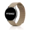 MYBANDZ Mágneses loop bőróraszíj /bézs// 22mm