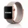 Apple Watch rugalmas szövet óraszíj /rózsaszín - homok/ 40/41 és 42mm