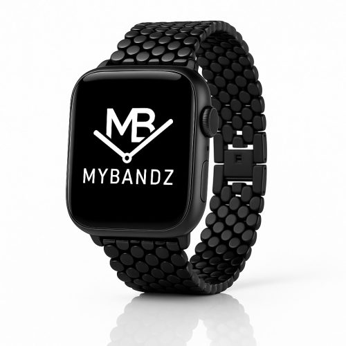 Apple Watch Róma fém óraszíj /fekete/ 44/45/46/49 mm