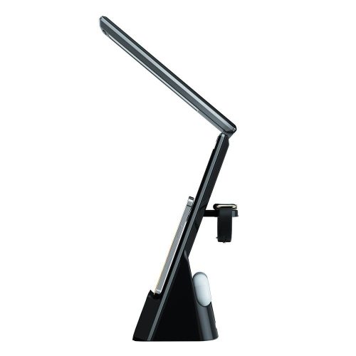 3in1 Vezeték nélküli töltős asztali lámpa/Fekete