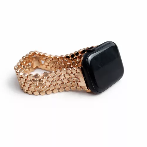 Apple Watch Róma fém óraszíj /rose gold/ 44/45/46/49 mm