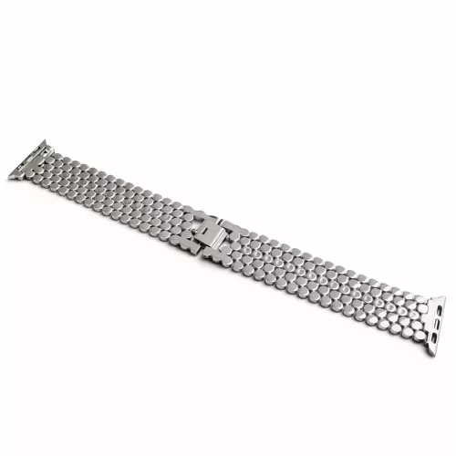 Apple Watch Róma fém óraszíj /ezüst/ 44/45/46/49 mm