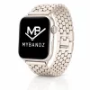 Apple Watch Róma fém óraszíj /starlight/ 44/45/46/49 mm