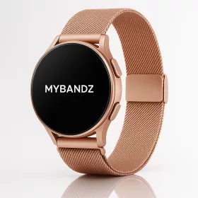 MYBANDZ Csatos milánói  fém óraszíj / rosegold / 20mm