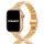 Apple Watch "Pearlmaster" láncszemes vékony fém óraszíj-rosegold / 44/45/46 és 49 mm