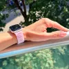 Apple Watch Marble kerámia óraszíj-rózsaszín/  42/44/45/49
