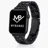 Apple Watch Marble kerámia óraszíj-fekete-fehér márvány/  42/44/45/49
