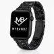 Apple Watch Marble kerámia óraszíj-fekete-fehér márvány/  42/44/45/49