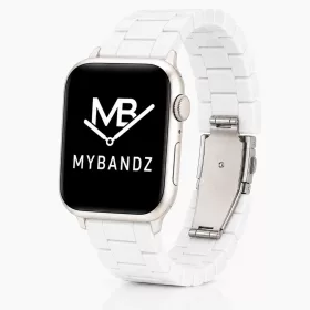 Apple Watch Marble kerámia óraszíj-fehér/ 42/44/45/49