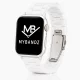 Apple Watch Marble kerámia óraszíj-fehér/ 42/44/45/49