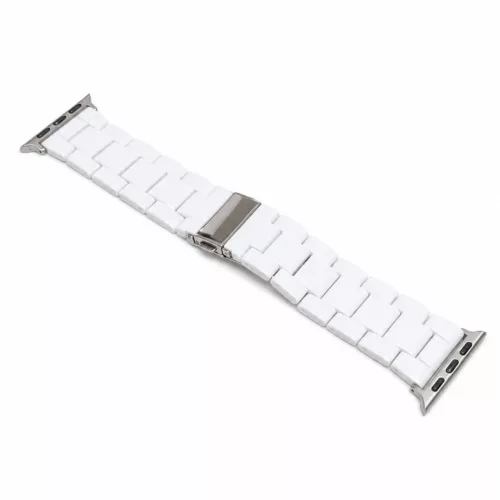 Apple Watch Marble kerámia óraszíj-fehér/ 40/41 és 42 mm