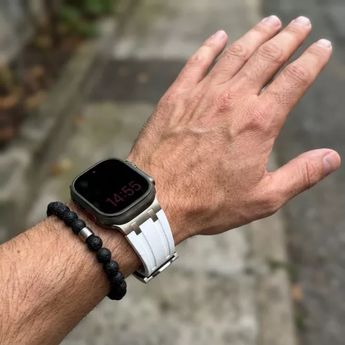 Apple Watch Element óraszíj-fehér(ezüst) 40/41 és 42mm
