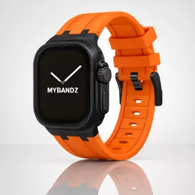   Apple Watch Element óraszíj-narancs(fekete) 44/45/46 és 49 mm