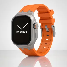   Apple Watch Element óraszíj-narancs(ezüst) 44/45/46 és 49 mm