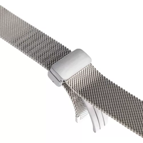 Mybandz Csatos milánói fém óraszíj-Samsung Galaxy Watch 4-5-6-7/fekete/20mm