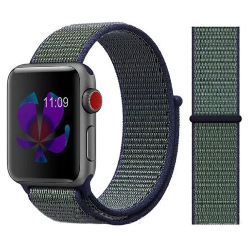 Apple Watch rugalmas szövet óraszíj /éjjeli köd/ 44/45/46/49 mm
