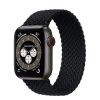 Apple Watch fonott rugalmas szövet óraszíj /fekete/ 40/41 és 42 mm