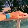 Apple Watch fonott rugalmas szövet óraszíj /égszínkék/ 40/41 és 42 mm