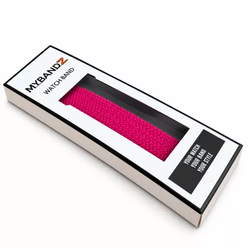 Apple Watch fonott rugalmas szövet óraszíj /magenta/ 40/41 és 42 mm