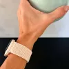 Apple Watch fonott rugalmas szövet óraszíj /bézs/ 40/41 és 42 mm