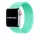 Apple Watch fonott rugalmas szövet óraszíj /mentazöld/ 40/41 és 42 mm
