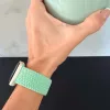 Apple Watch fonott rugalmas szövet óraszíj /mentazöld/ 40/41 és 42 mm