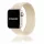 Apple Watch fonott rugalmas szövet óraszíj /bézs/ 44/45/46/49 mm