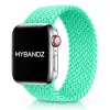 Apple Watch fonott rugalmas szövet óraszíj /mentazöld/ 44/45/46/49 mm