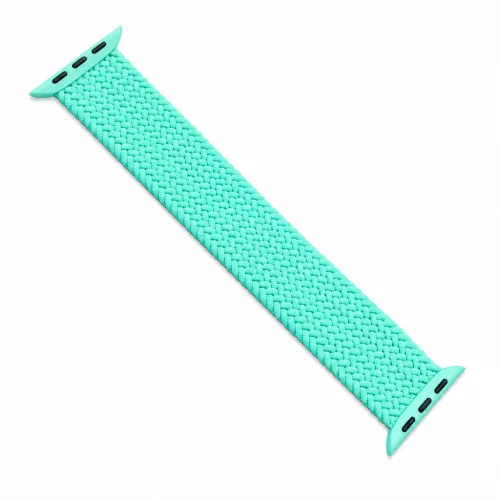 Apple Watch fonott rugalmas szövet óraszíj /mentazöld/ 44/45/46/49 mm