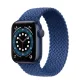 Apple Watch fonott rugalmas szövet óraszíj /mélykék/ 44/45/46/49 mm