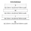 Apple Watch fonott rugalmas szövet óraszíj /fekete-narancs/ 44/45/46/49 mm