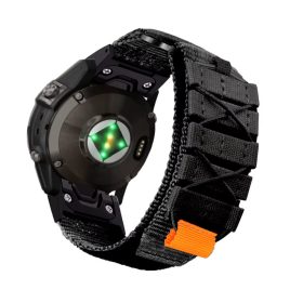   Mybandz Military tépőzáras szövet szíj-fekete(26mm QuickFit )