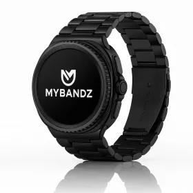   Mybandz Klasszikus fém óraszíj-fekete/Samsung Galaxy Watch Ultra