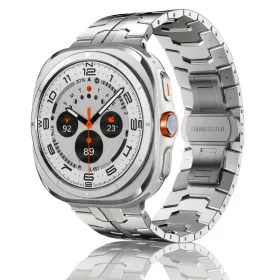   Mybandz Space fém óraszíj-ezüst/Samsung Galaxy Watch Ultra