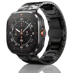   Mybandz Space fém óraszíj-fekete/Samsung Galaxy Watch Ultra