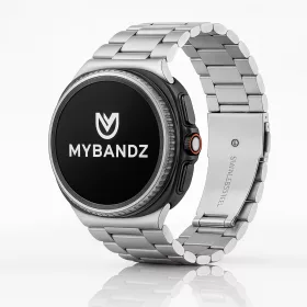   Mybandz Klasszikus fém óraszíj-ezüst/Samsung Galaxy Watch Ultra