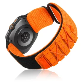   Mybandz Military tépőzáras szövet szíj-narancs.fekete/Samsung Galaxy Watch Ultra