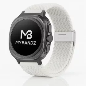   Mybandz fonott rugalmas szövet-szürke/Samsung Galaxy Watch Ultra