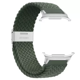  Mybandz fonott rugalmas szövet-zöld/Samsung Galaxy Watch Ultra