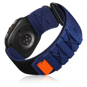   Mybandz Military tépőzáras szövet szíj-kék-fekete/Samsung Galaxy Watch Ultra