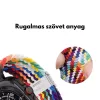 Mybandz fonott rugalmas szövet-narancs/Samsung Galaxy Watch Ultra