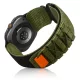 Mybandz Military tépőzáras szövet szíj-zöld-fekete/Samsung Galaxy Watch Ultra