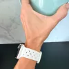 Apple Watch BraidLoop szilikon óraszíj/fehér/44/45/46 és 49 mm