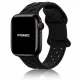 Apple Watch BraidLoop szilikon óraszíj/fekete/44/45/46 és 49 mm