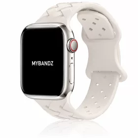   Apple Watch BraidLoop szilikon óraszíj/bézs/44/45/46 és 49 mm