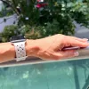 Apple Watch BraidLoop szilikon óraszíj/bézs/44/45/46 és 49 mm