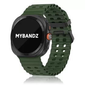   Mybandz Waves szilikon szíj-zöld/Samsung Galaxy Watch Ultra