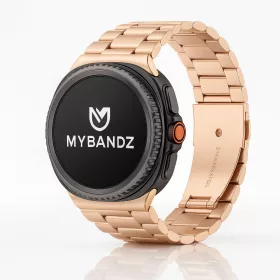   Mybandz Klasszikus fém óraszíj-rosegold/Samsung Galaxy Watch Ultra