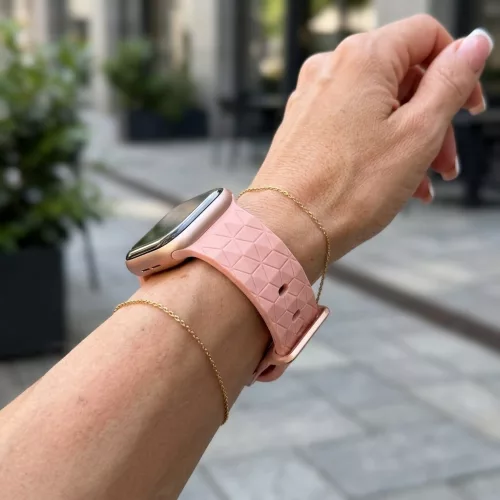 Apple Watch Dimension szilikon óraszíj/púder/40/41 és 42 mm